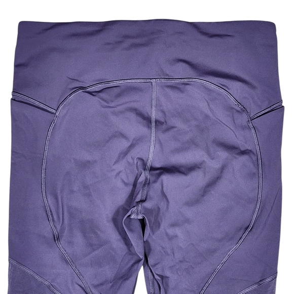 Lululemon On Pace 21" Cropped Legging Size 8 Purple - Picture 5 of 11